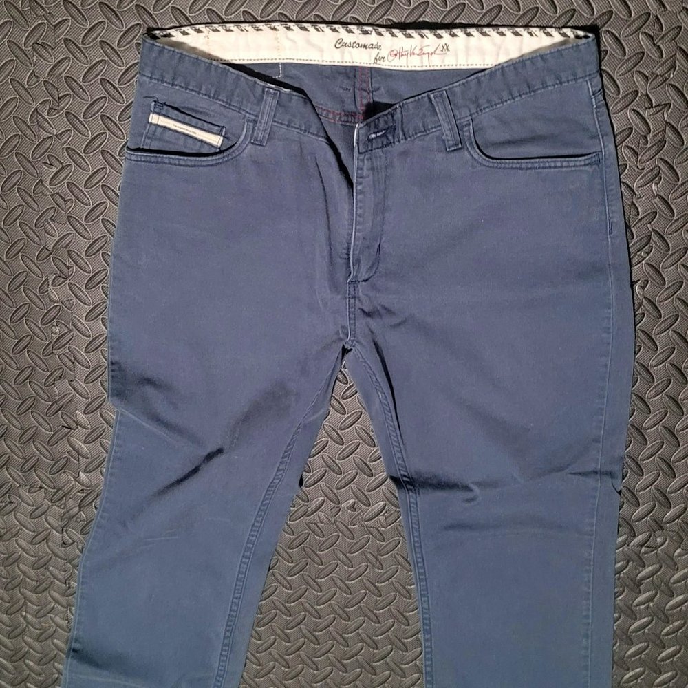 Mens Vans Blue Jeans 34/32 Comfort Slim Low Fit